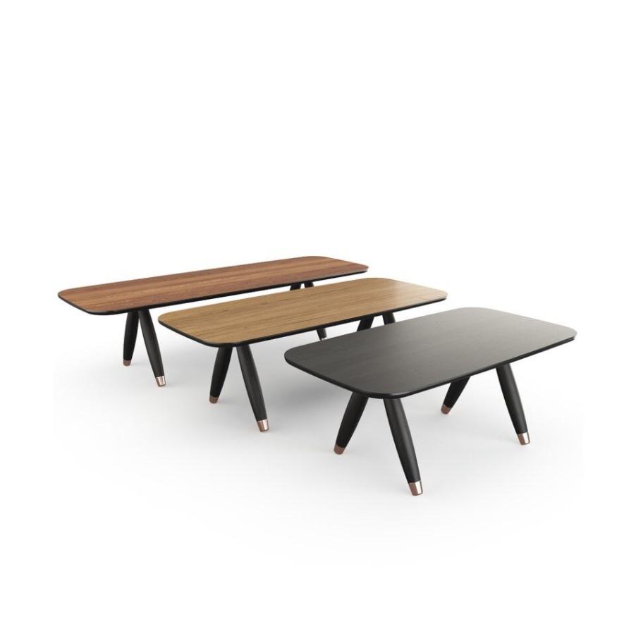 Furniture Miniforms Fixed Tables | Fixed Table In Basilio Wood By Miniforms.