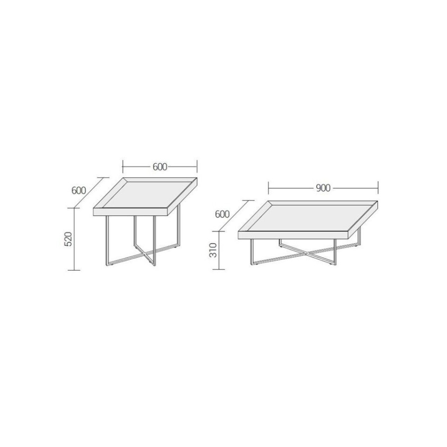 Furniture Dall'Agnese Coffee Tables And Low Tables | Slash Coffee Table For The Living Room, Dall'Agnese, Made In Italy.