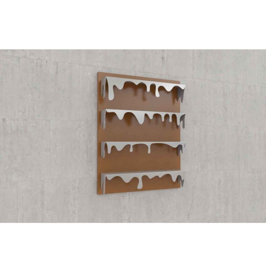 Furniture Mabel Bookshops | Kolata Mabele Wall Bookcase, Steel, Made In Italy