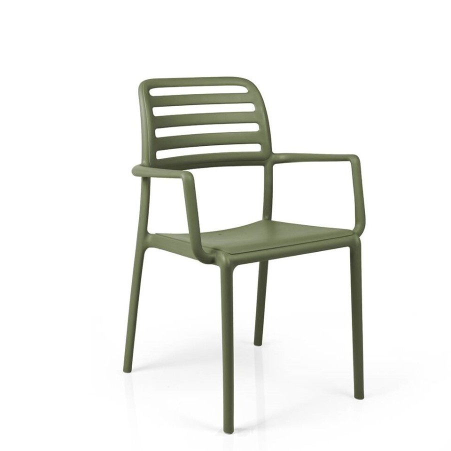 Furniture Nardi Garden Seats | Costa Chair With Armrests By Nardi, In Resin And Fiberglass.