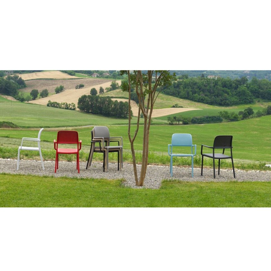 Furniture Nardi Garden Seats | Costa Chair With Armrests By Nardi, In Resin And Fiberglass.