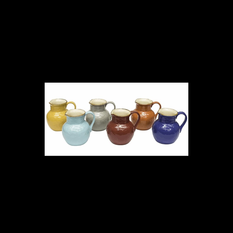 Gift Ideas News Home | New Home Mediterranean Colo Pitcher In Stoneware.