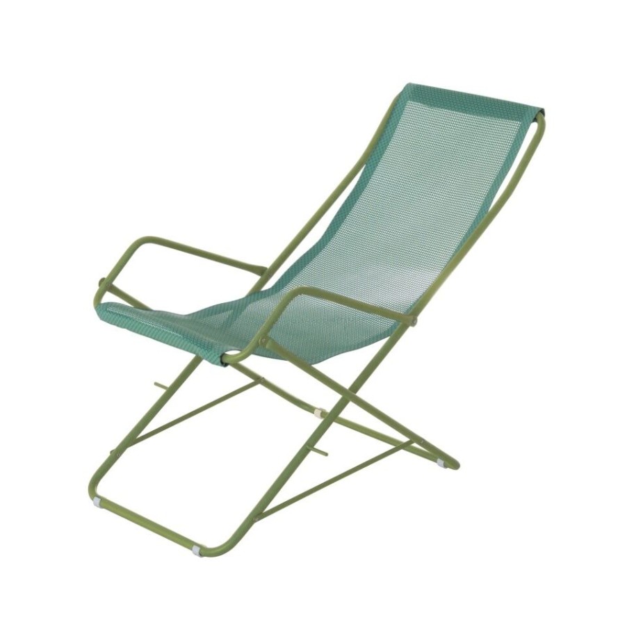 Outdoors Emu | Bahama Emu Deckchair, In Painted Steel And Emu-Tex