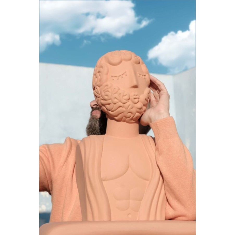 Complements Selected | Seletti Terracotta Male Bust