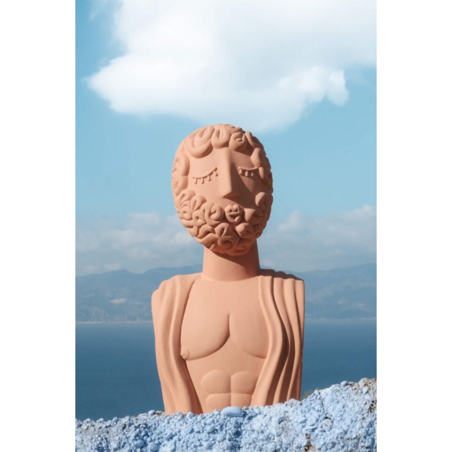 Complements Selected | Seletti Terracotta Male Bust