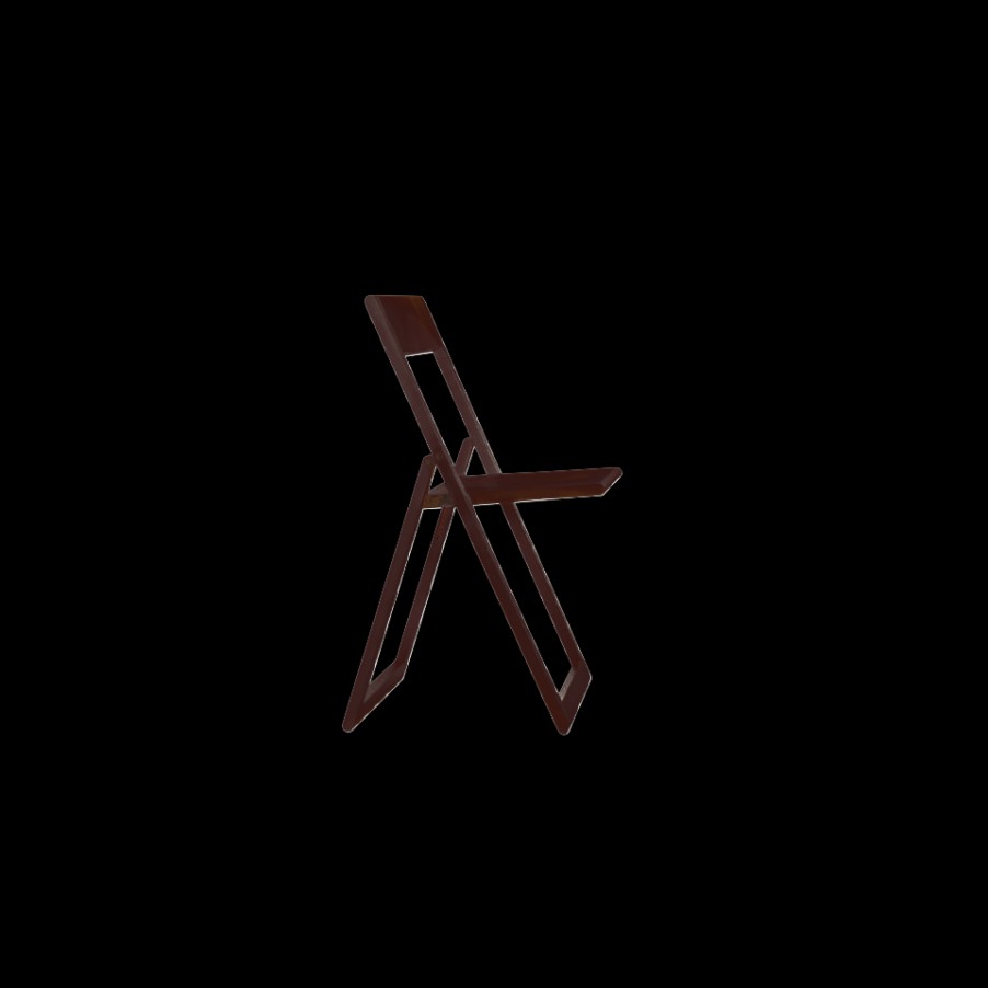 Furniture Magis Seats | Aviva Folding Chair By Magis, Black Beech, Made In Italy.