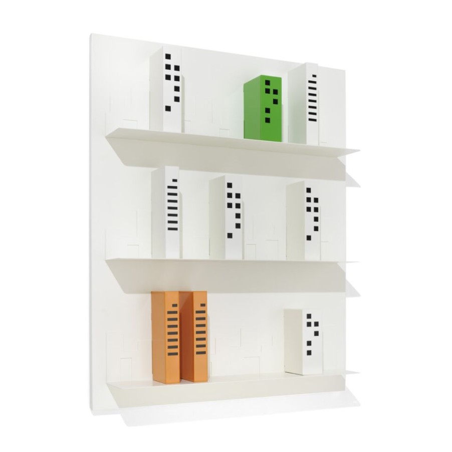 Furniture Mabel Bookshops | Skyline Mabele Wall Bookcase, Steel, Made In Italy