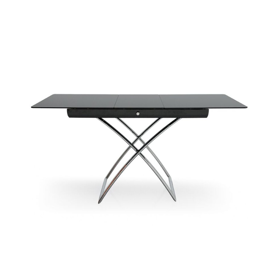 Furniture Connubia Extendable Tables And Consoles | Connubia Magic Glass Opening Console.