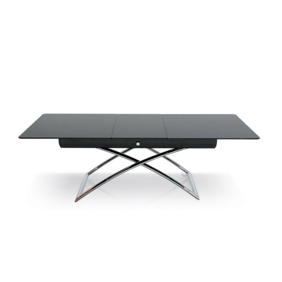 Furniture Connubia Extendable Tables And Consoles | Connubia Magic Glass Opening Console.