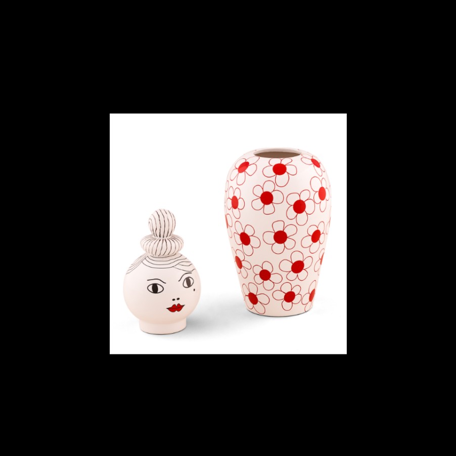 Complements Selected | Canopie Porcelain Vase By Seletti, Made In Italy.