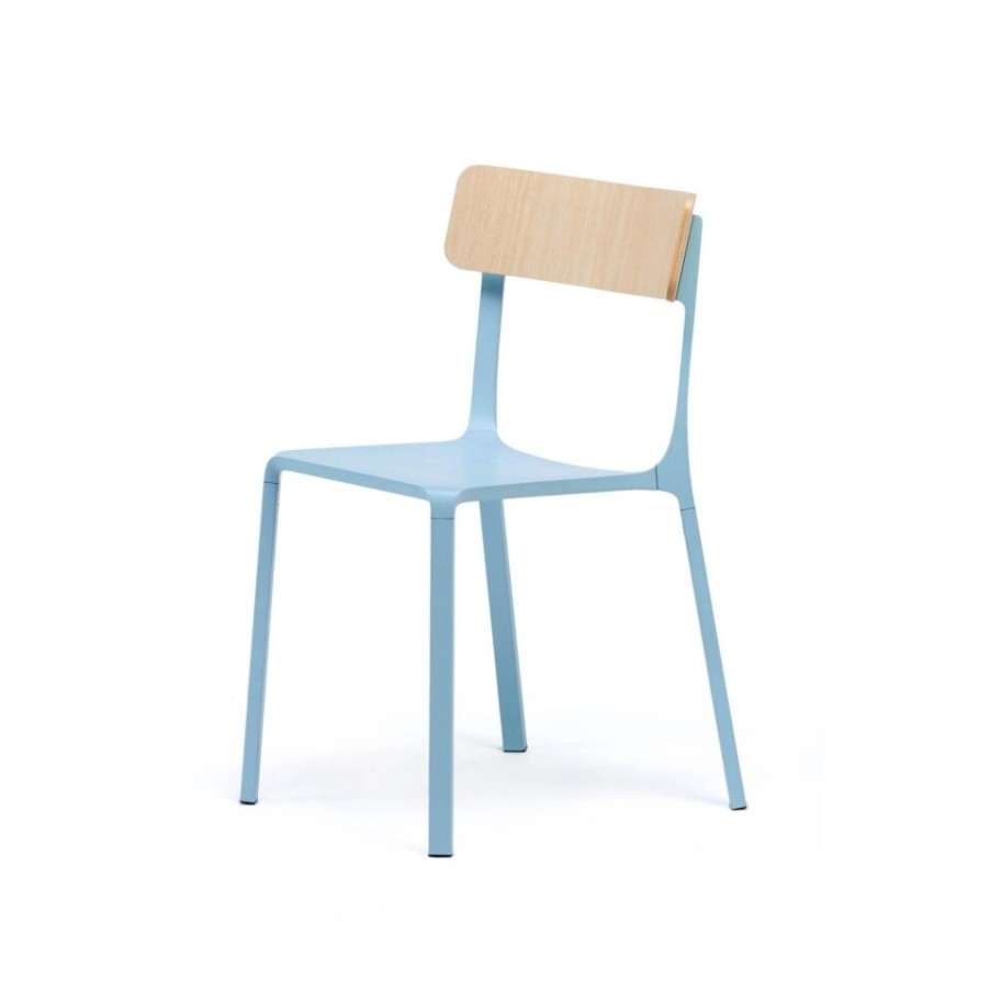 Furniture Infiniti Design Seats | Ruelle Chair By Infiniti Design, In Aluminum And Oak.