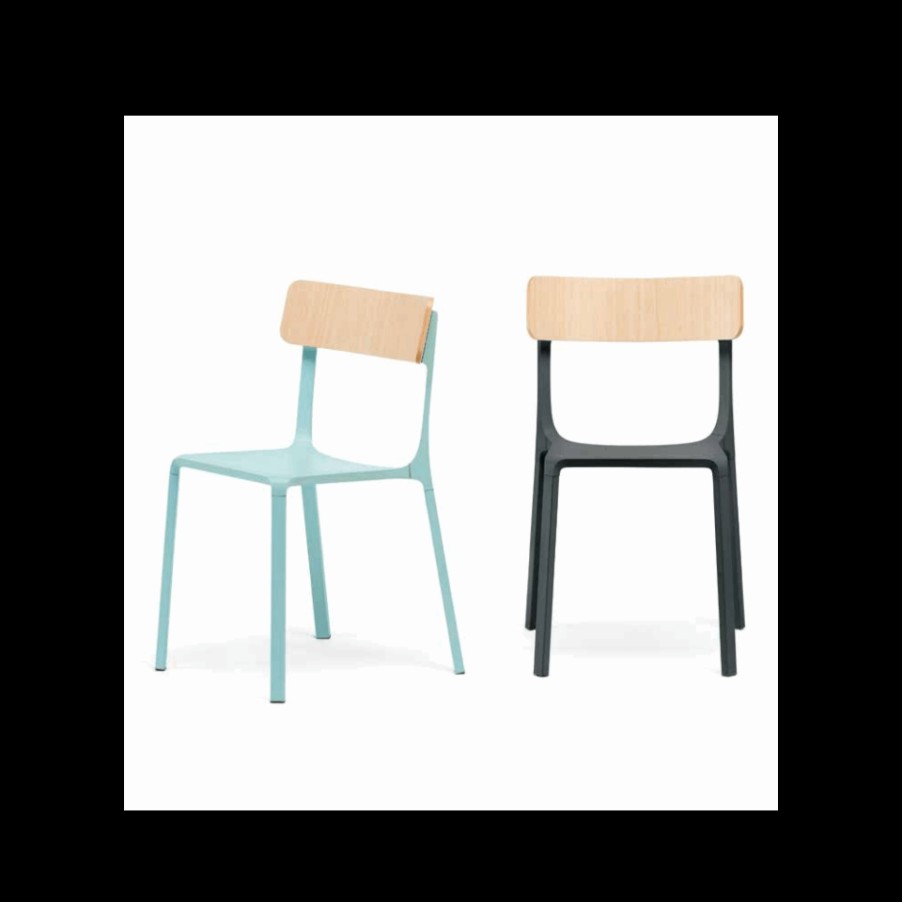 Furniture Infiniti Design Seats | Ruelle Chair By Infiniti Design, In Aluminum And Oak.