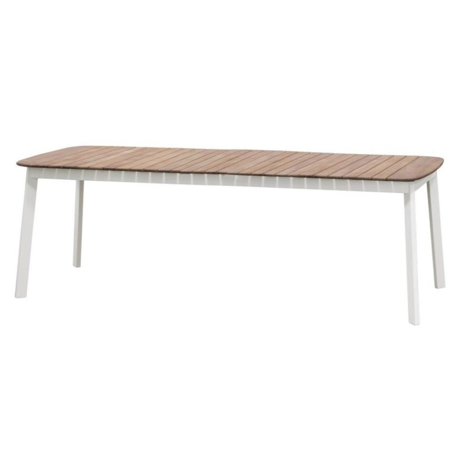 Outdoors Emu | Shine Extendable Emu Table With Teak Top.