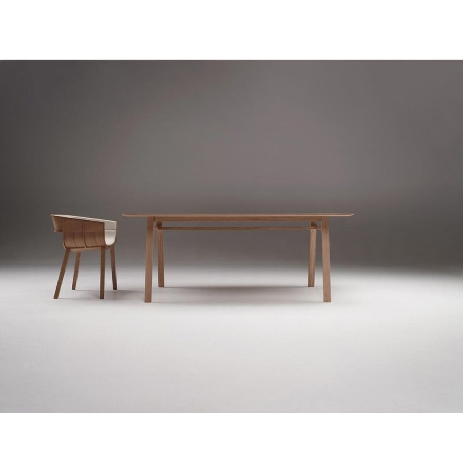 Furniture Horm Casamania Desks And Conference Tables | Casamania Pontoon Table Made Of Oak Wood.