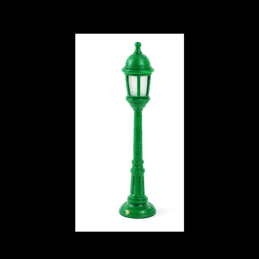 Outdoors Selected | Seletti Street Lamp Dining Green, Table Lamp.