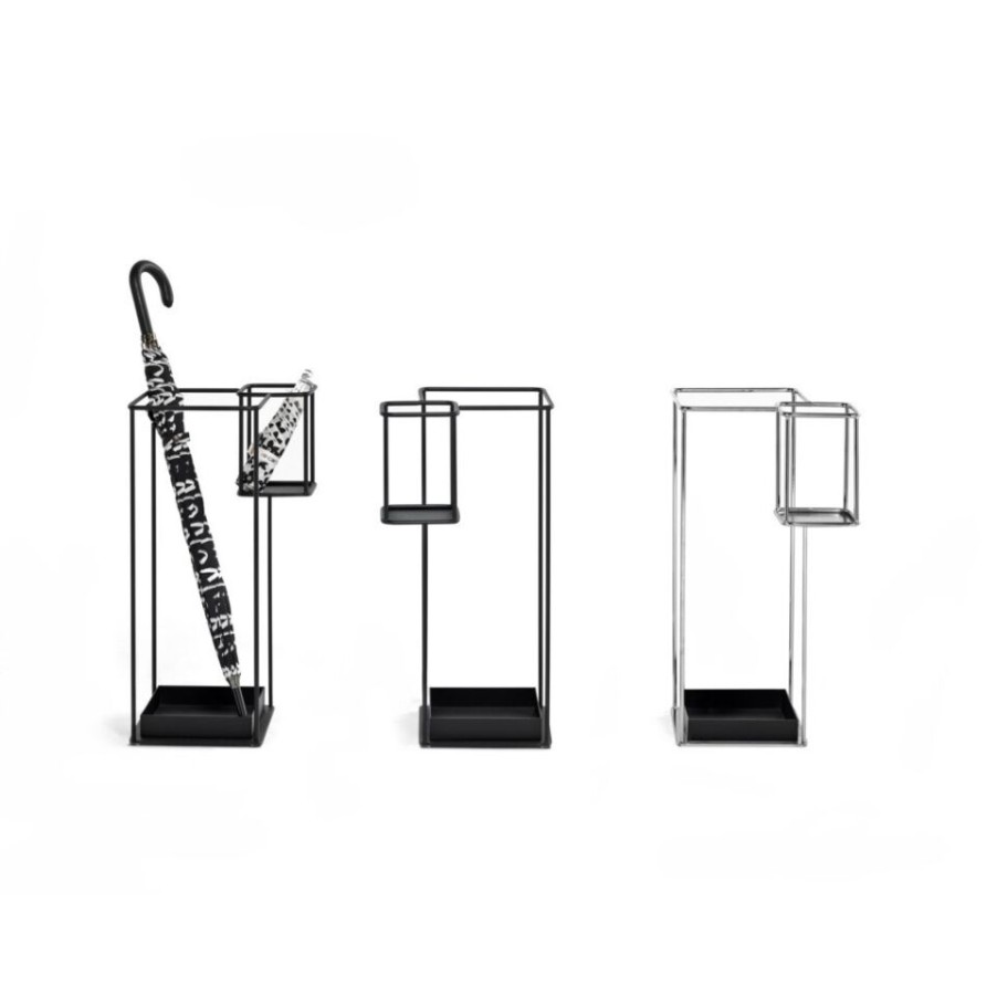 Complements Mogg | Mogg Duo Umbrella Stand Made In Italy. Black