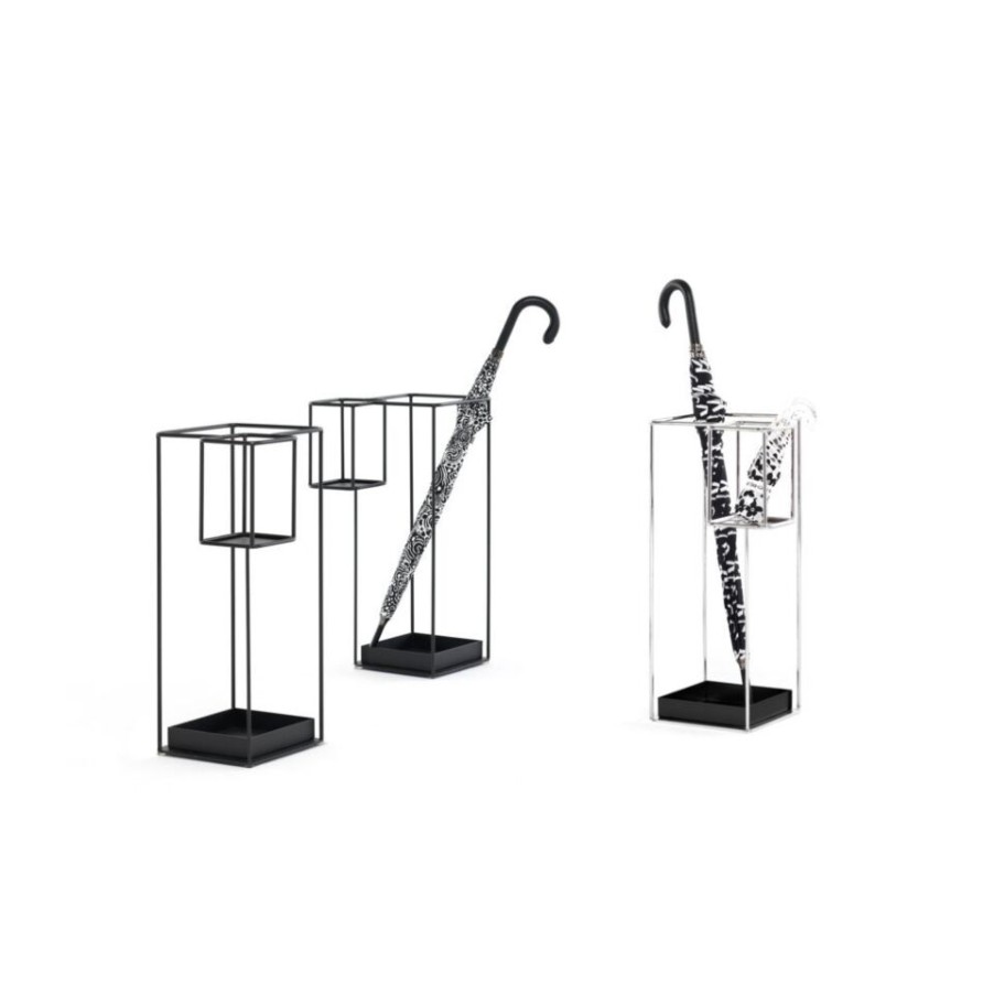 Complements Mogg | Mogg Duo Umbrella Stand Made In Italy. Black