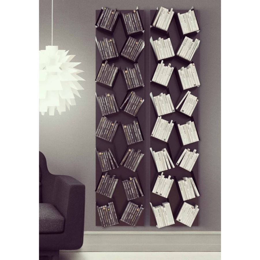 Furniture Mabel Bookshops | Kaos Mabele Wall Bookcase, Steel, Made In Italy