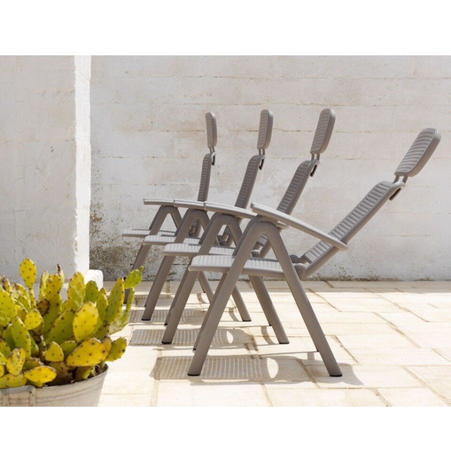 Outdoors Nardi Garden | Folding Garden Armchair Acquamarina Nardi. Anthracite