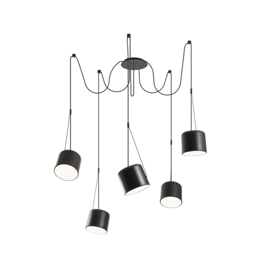 Lighting Redo Pendant Lamps | Multiple Indoor Suspension In Colored Metal.