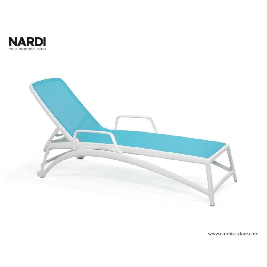 Outdoors Nardi Garden | Atlantic Cot By Nardi In Fiberglass Resin And Fabric.