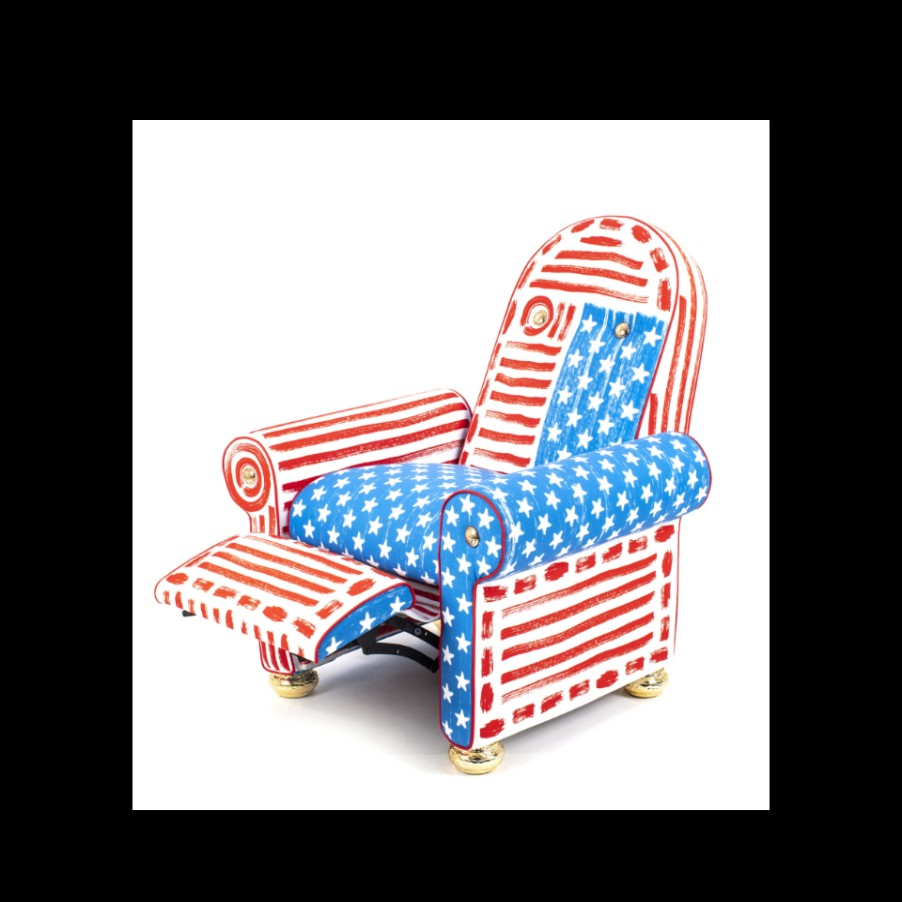 Furniture Selected Sofas, Armchairs And Poufs | Seletti Lazy Painter Usa Armchair, For Interiors.