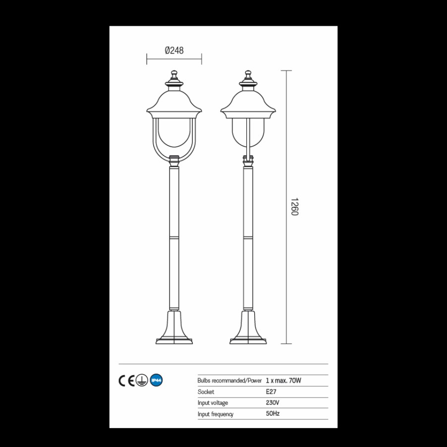 Outdoors Redo | Verona Lantern For External Use By Redo.