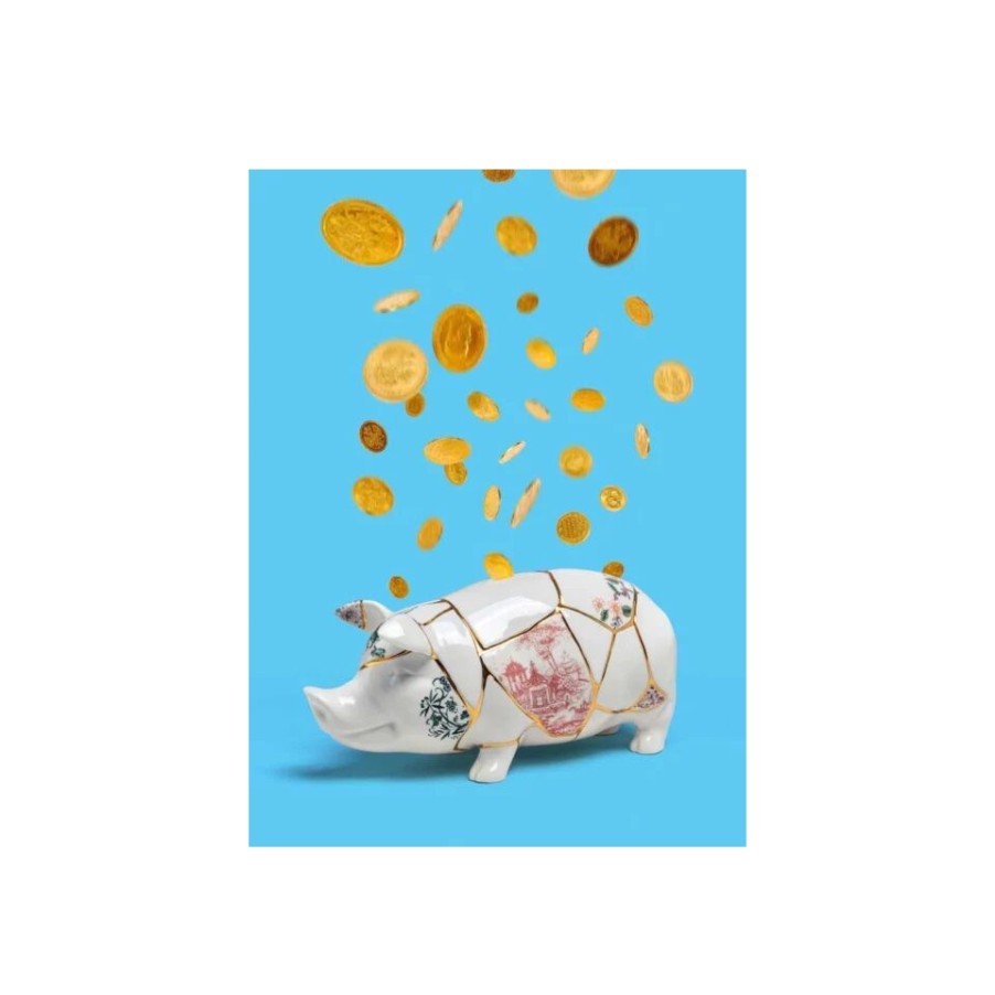 Complements Selected | Seletti Kintsugi Piggy Bank