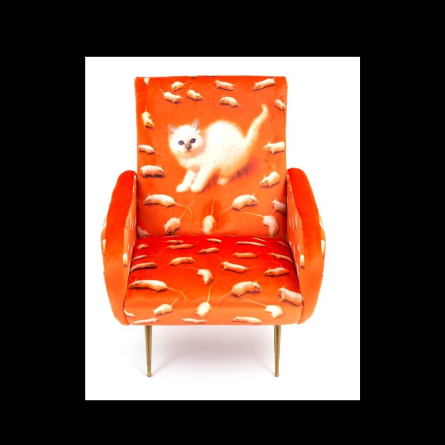 Furniture Selected Sofas, Armchairs And Poufs | Kitten Interior Armchair By Seletti.