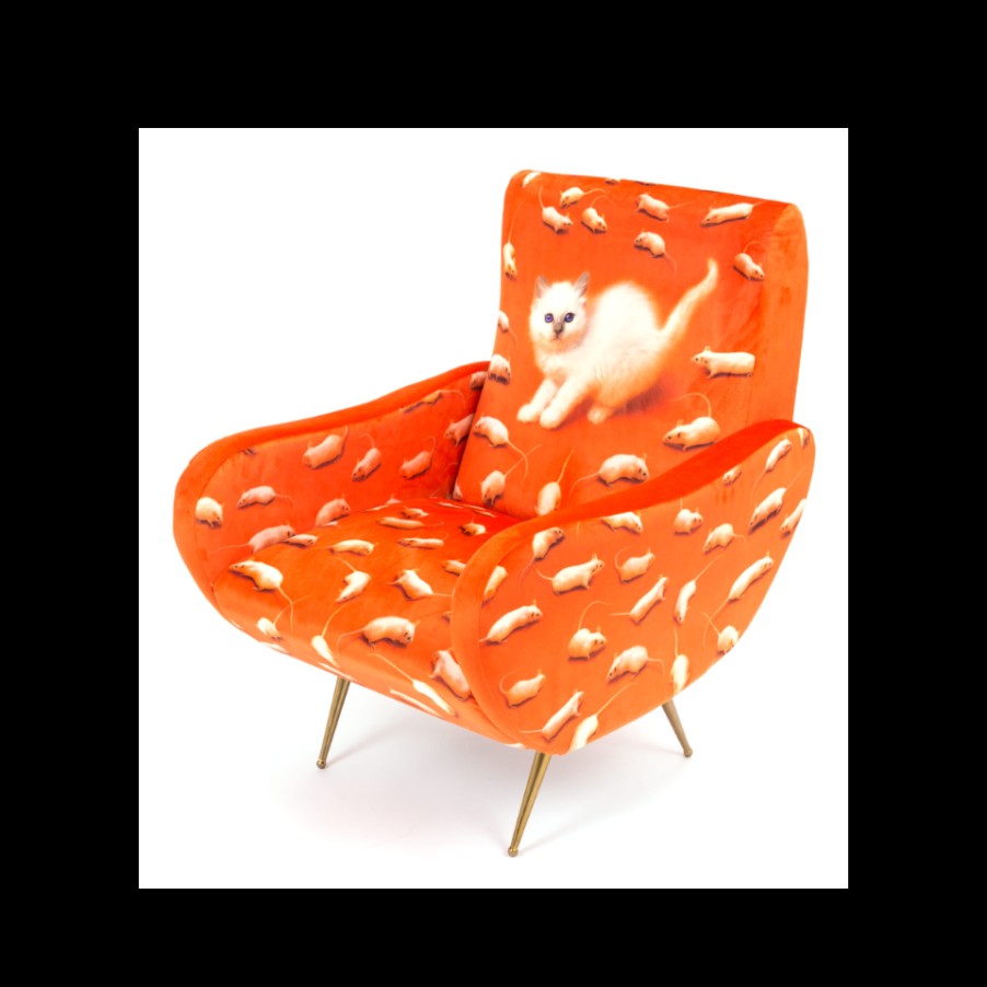 Furniture Selected Sofas, Armchairs And Poufs | Kitten Interior Armchair By Seletti.