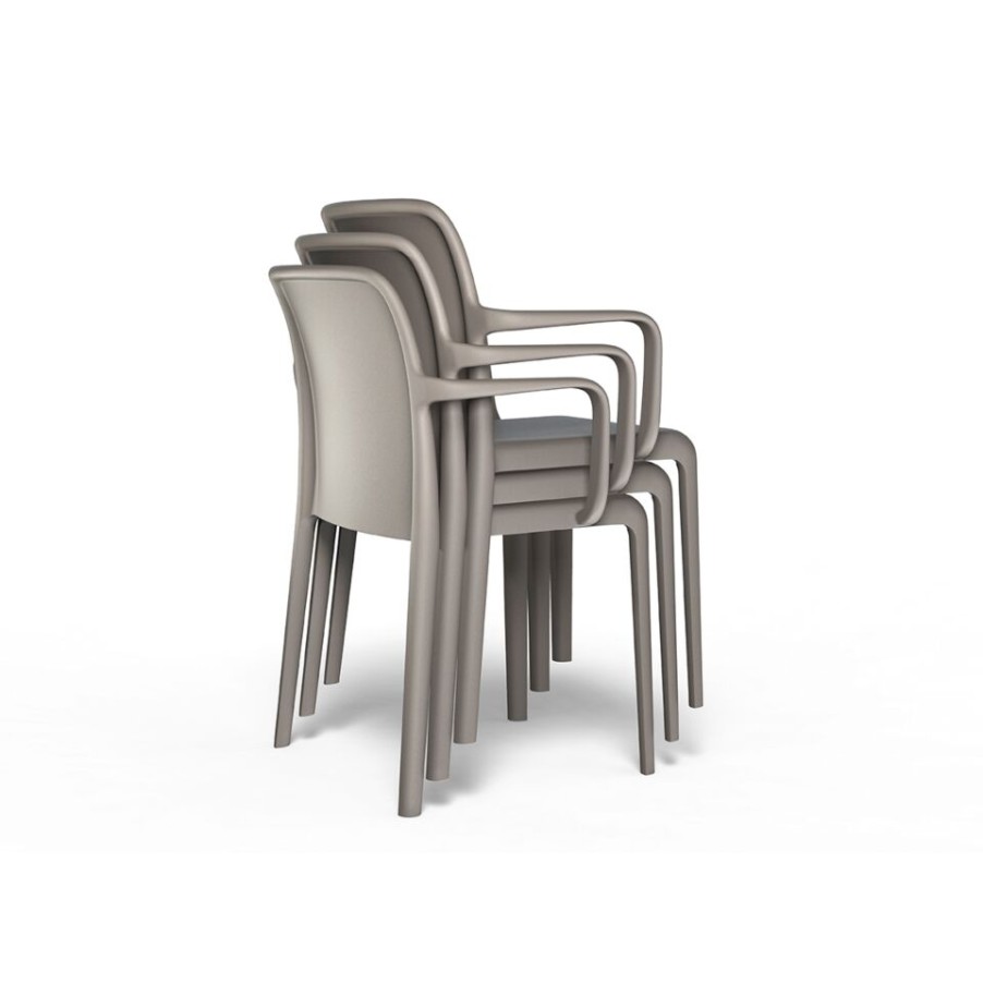 Furniture Connubia Office Chairs And Armchairs | Bayo Stackable Garden Chair.