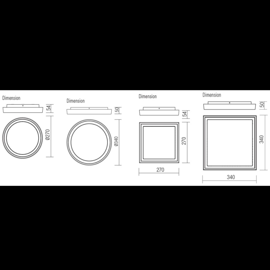 Lighting Redo | Redo Bezel Ceiling Light