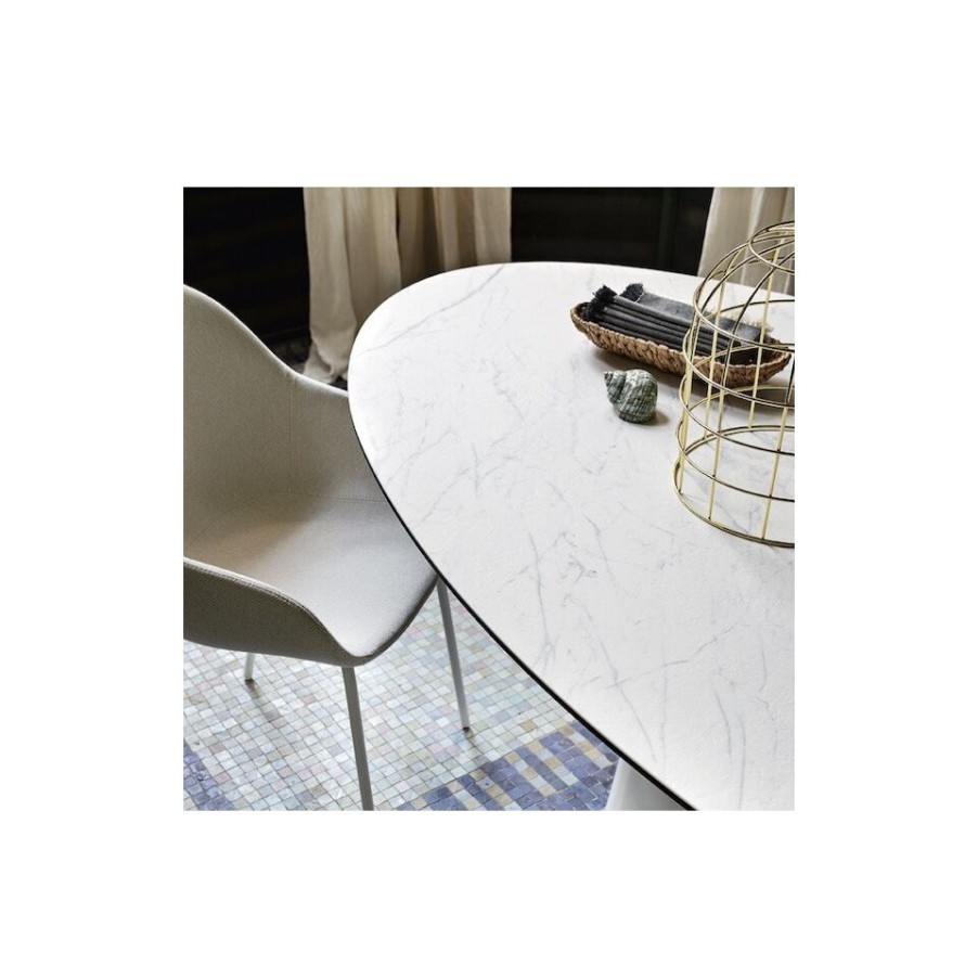 Furniture Connubia Fixed Tables | Connubia Ellipse Oval Table