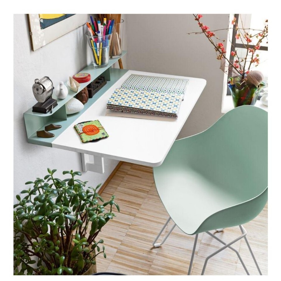 Kids Connubia | Quadro Folding Table. Matt Optical White