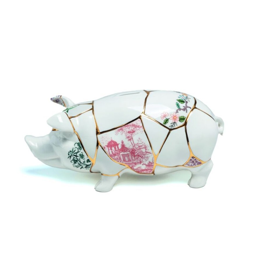 Gift Ideas Selected | Seletti Kintsugi Piggy Bank