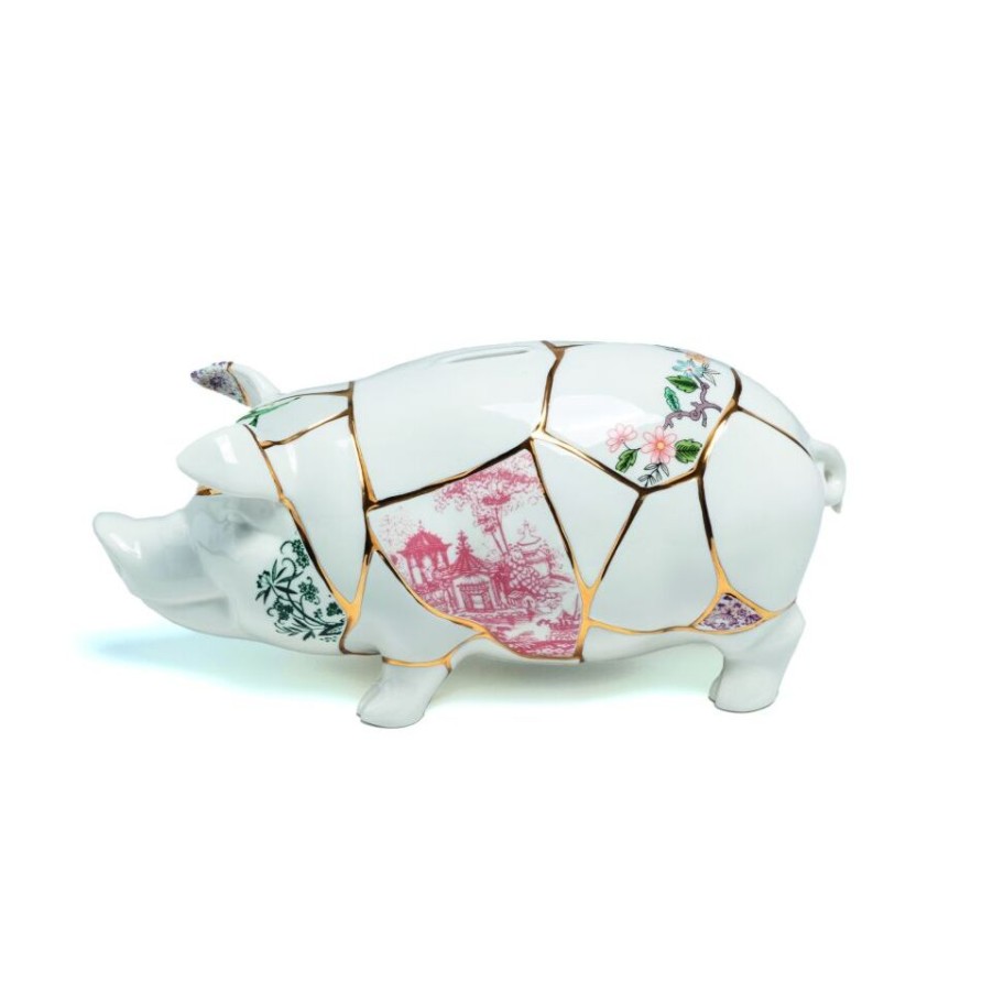 Complements Selected | Seletti Kintsugi Piggy Bank