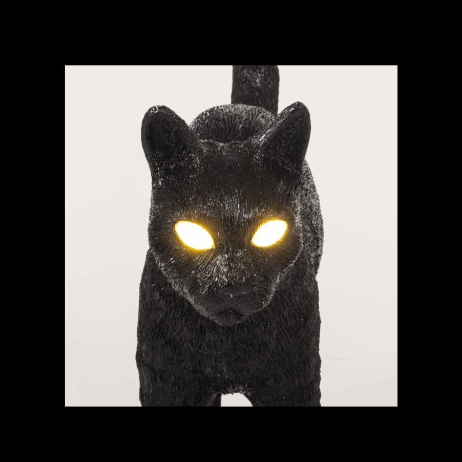 Gift Ideas Selected | Cat Lamp Table Lamp By Seletti In Resin.