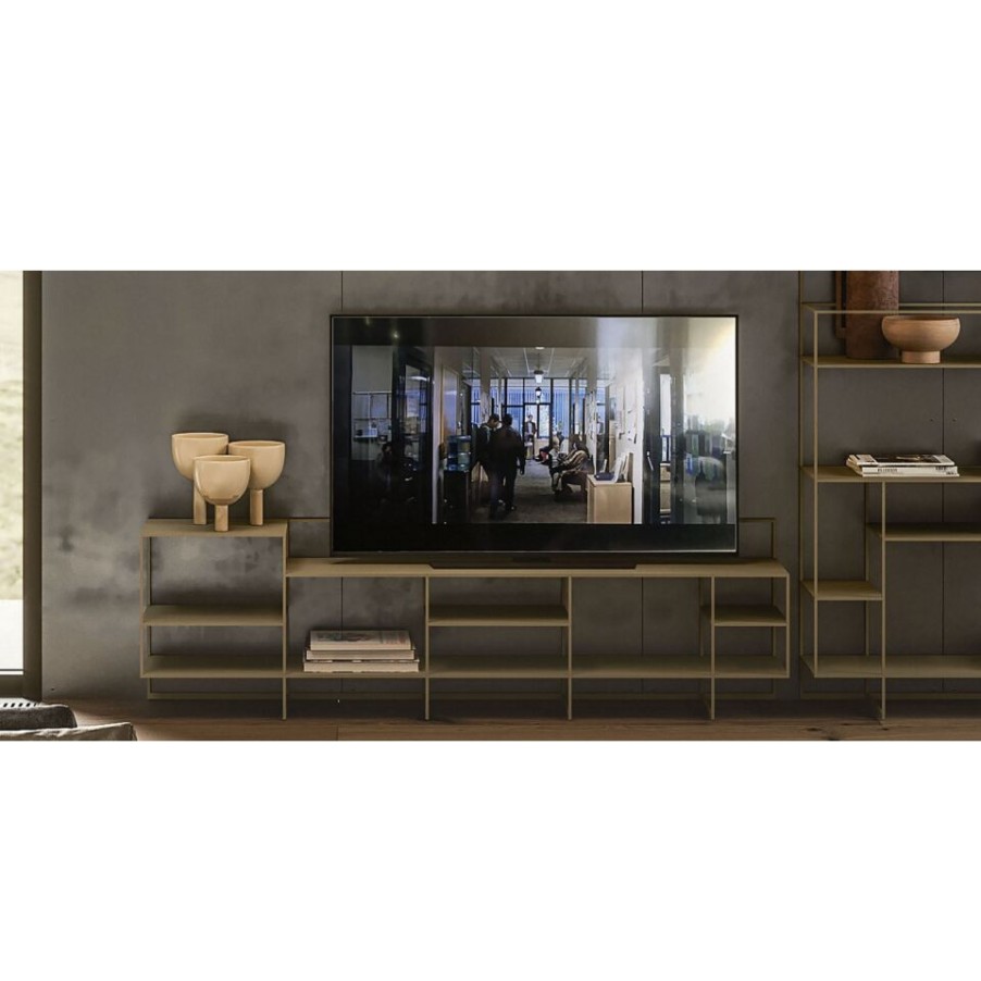 Furniture Ronda Design Living Room Furniture And Tv Stand | Levia Tv Stand In Painted Metal, Ronda Design.