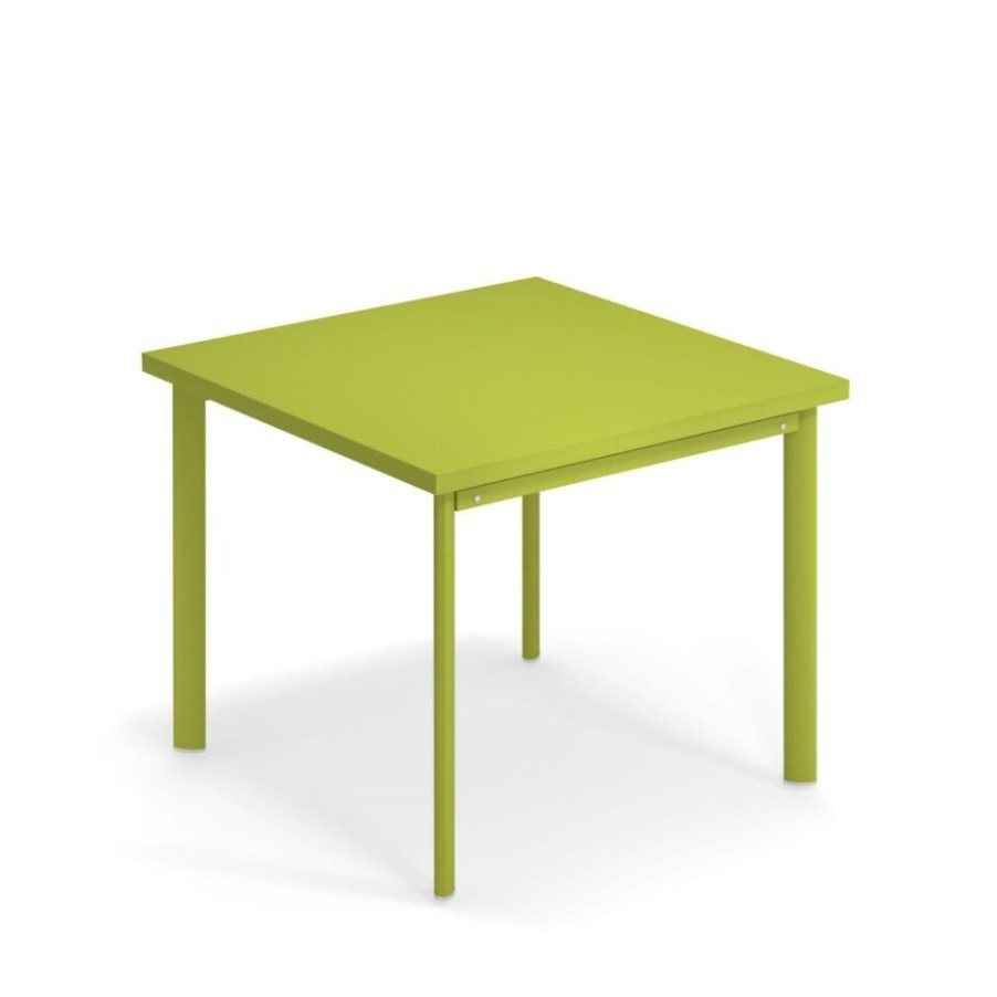 Outdoors Emu | Star Square Garden Table In Painted Steel.