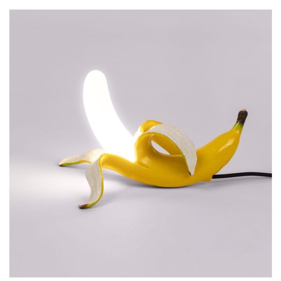 Lighting Selected Table Lamps | Seletti Banana Lamp Yellow Dewey