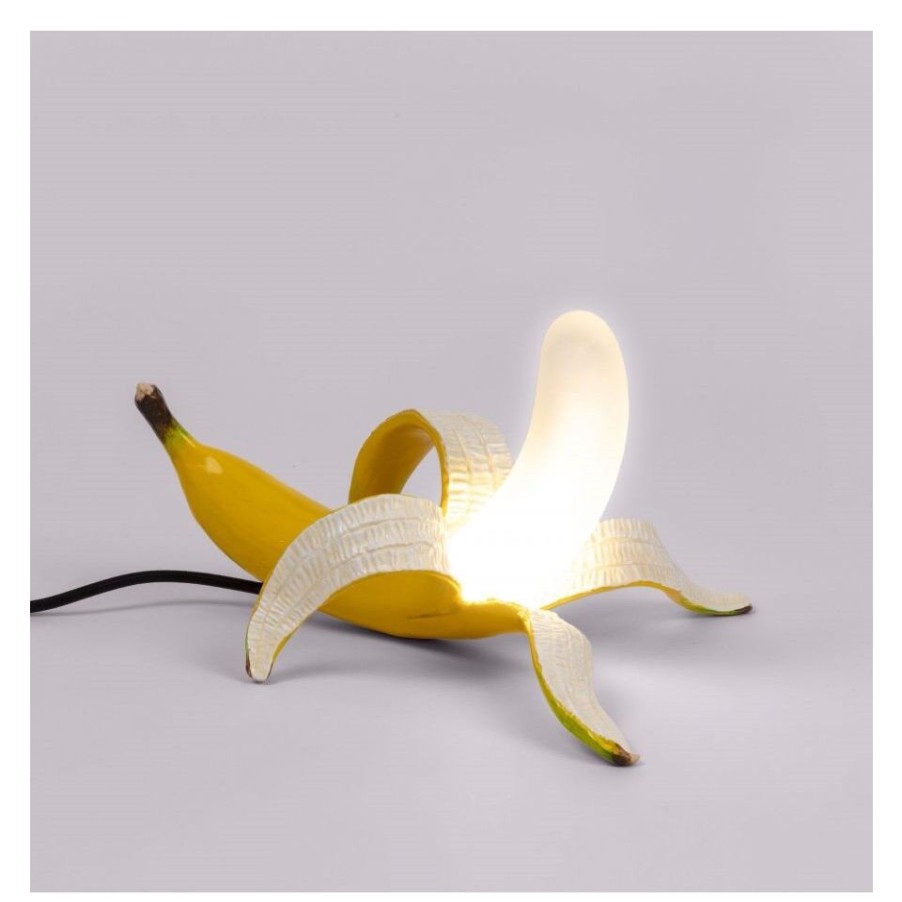 Lighting Selected Table Lamps | Seletti Banana Lamp Yellow Dewey