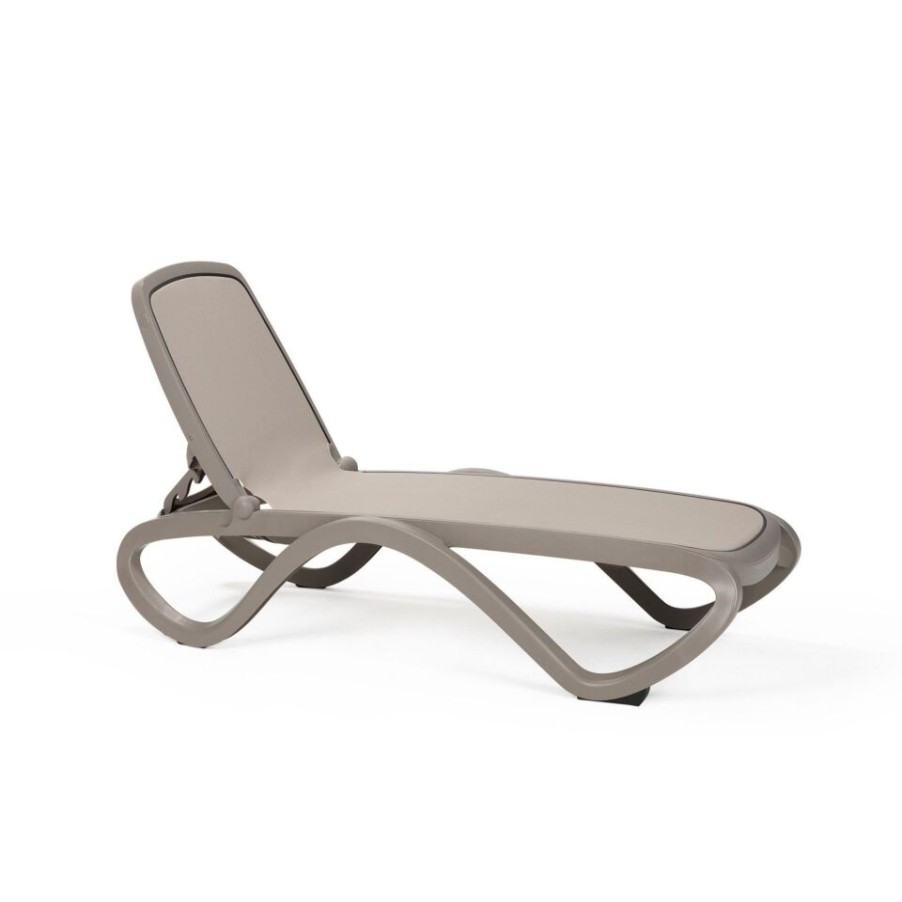 Outdoors Nardi Garden | Omega Stackable Garden Lounger By Nardi