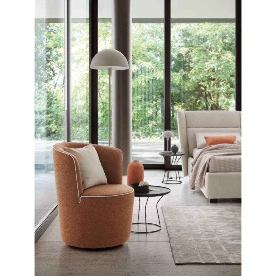 Furniture LeComfort Sofas, Armchairs And Poufs | Poltrona Dafne Da Interni In Tessuto, Made In Italy.