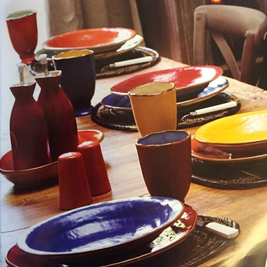 Gift Ideas News Home | Mediterranean Line Dinner Service For 6 People In Stoneware.