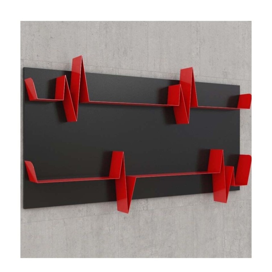 Furniture Mabel Bookshops | Battikuore Mabele Wall Bookcase, Steel, Made In Italy