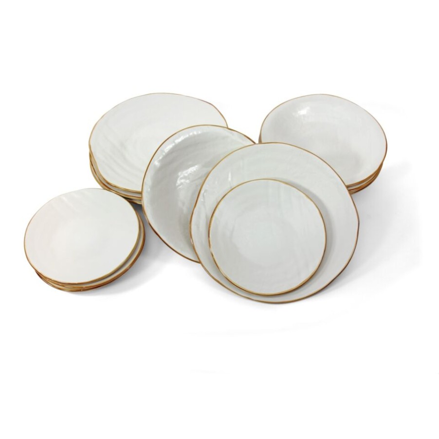 Gift Ideas News Home | Mediterranean Line Dinner Service For 6 People In Stoneware.