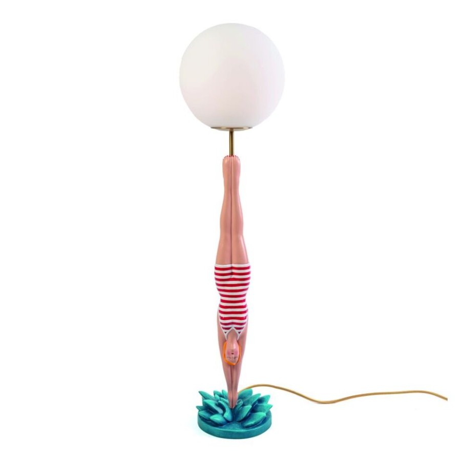 Lighting Selected Table Lamps | Seletti Red Diver Lamp