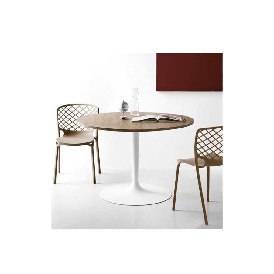 Furniture Connubia Fixed Tables | Planet Fixed And Round Table, By Connubia.