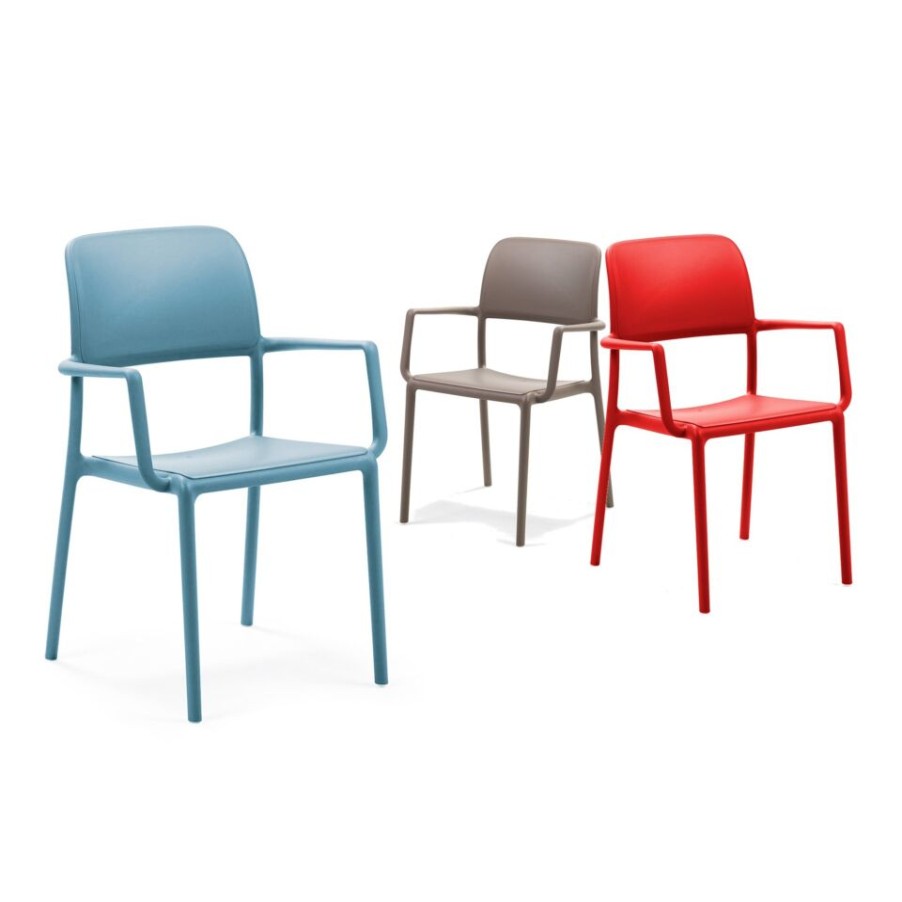 Furniture Nardi Garden Seats | Riva Chair With Armrests By Nardi In Resin And Fiberglass.