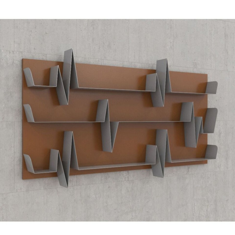 Furniture Mabel Bookshops | Battikuore Mabele Wall Bookcase, Steel, Made In Italy